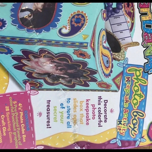 NEW Bandana Photo Box Keepsake Activity Craft Kit - Picture 5 of 6